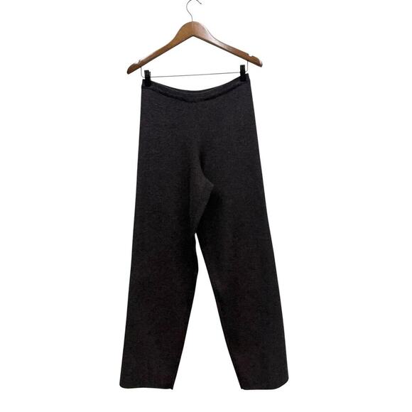 Eileen Fisher Petite Wool Relaxed Pull-on Sweater Pants Dark Brown size SP - Picture 5 of 6
